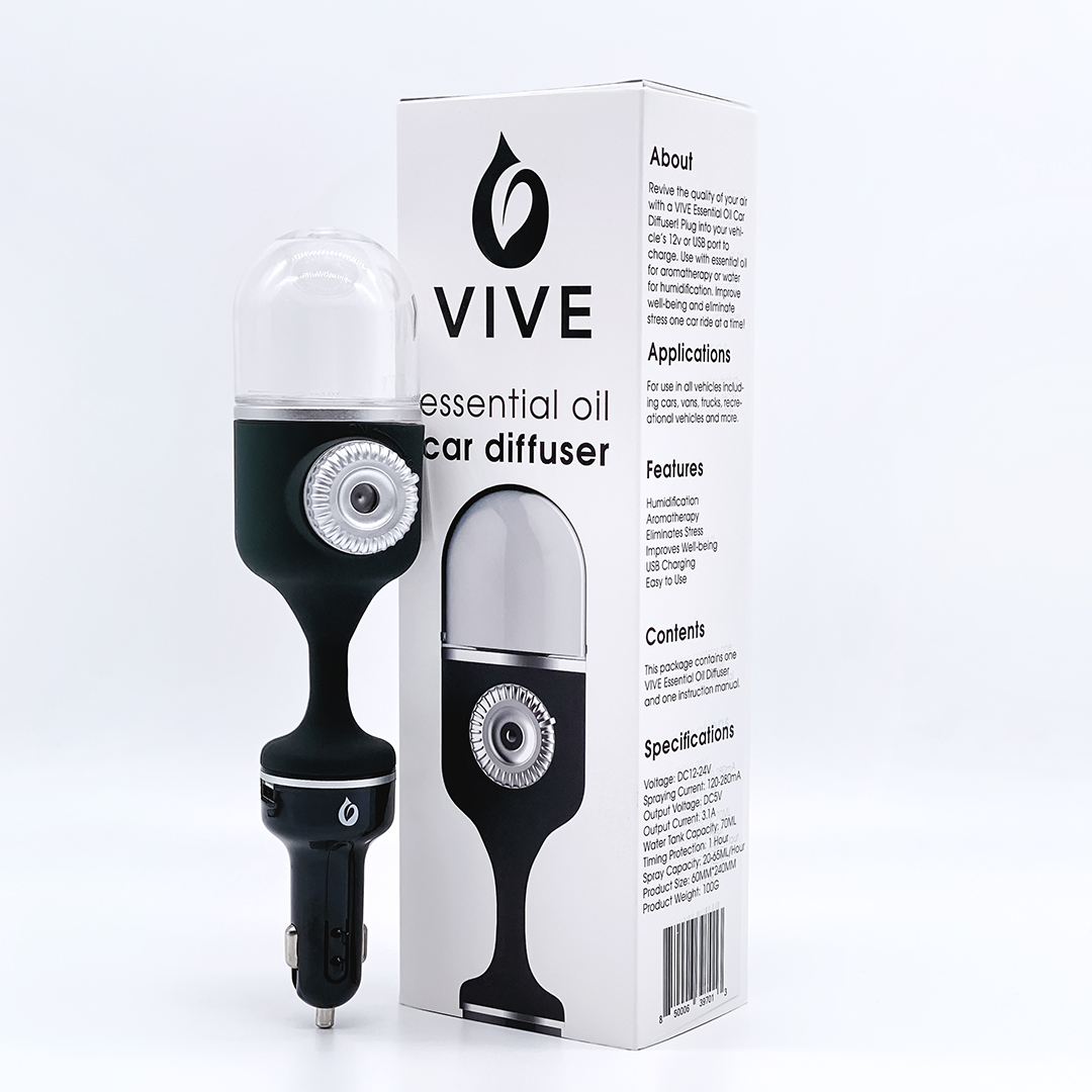 cigarette lighter diffuser Black Essential Oil Diffuser